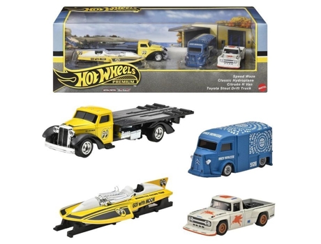 Motorhead Madness | Hot Wheels Premium Hrt51 | Conjunto De Coleção 4 Peças Mattel Gmbh