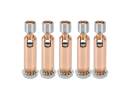 5pcs Adaptador de Teto Inclinado M10 com Cabeça M12 para Lâmpada Pendente Lustre Ferro Ouro Rosa