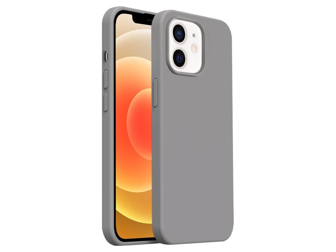 Capa De Silicone Líquido Ultra Fina Para Iphone 12 - Cobertura Total - Magsafe