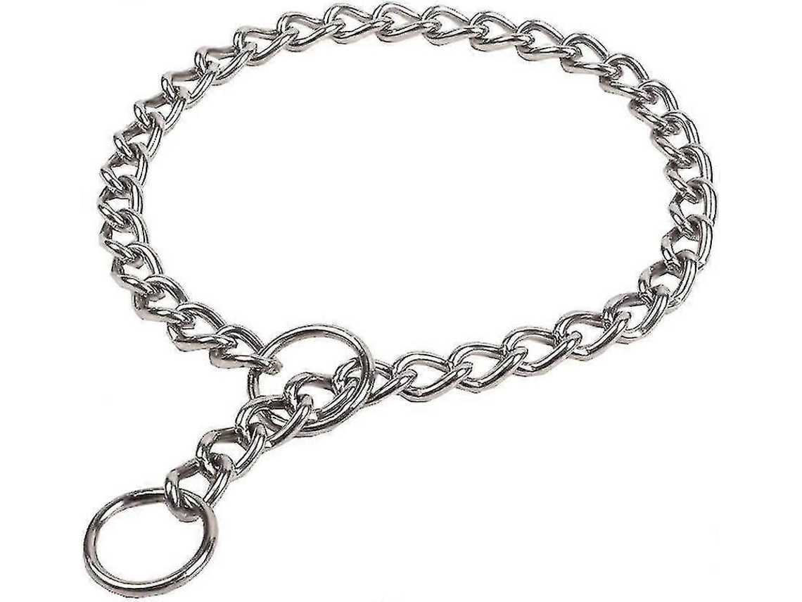 Coleira De Treino De Corrente Para Cães, 24 Polegadas, 4 Mm