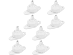 Suporte De Parede Balacoo Para Sensor Pir E Detector Alarme, Instalação Rápida, Material Plástico E Metal, Adequado Para