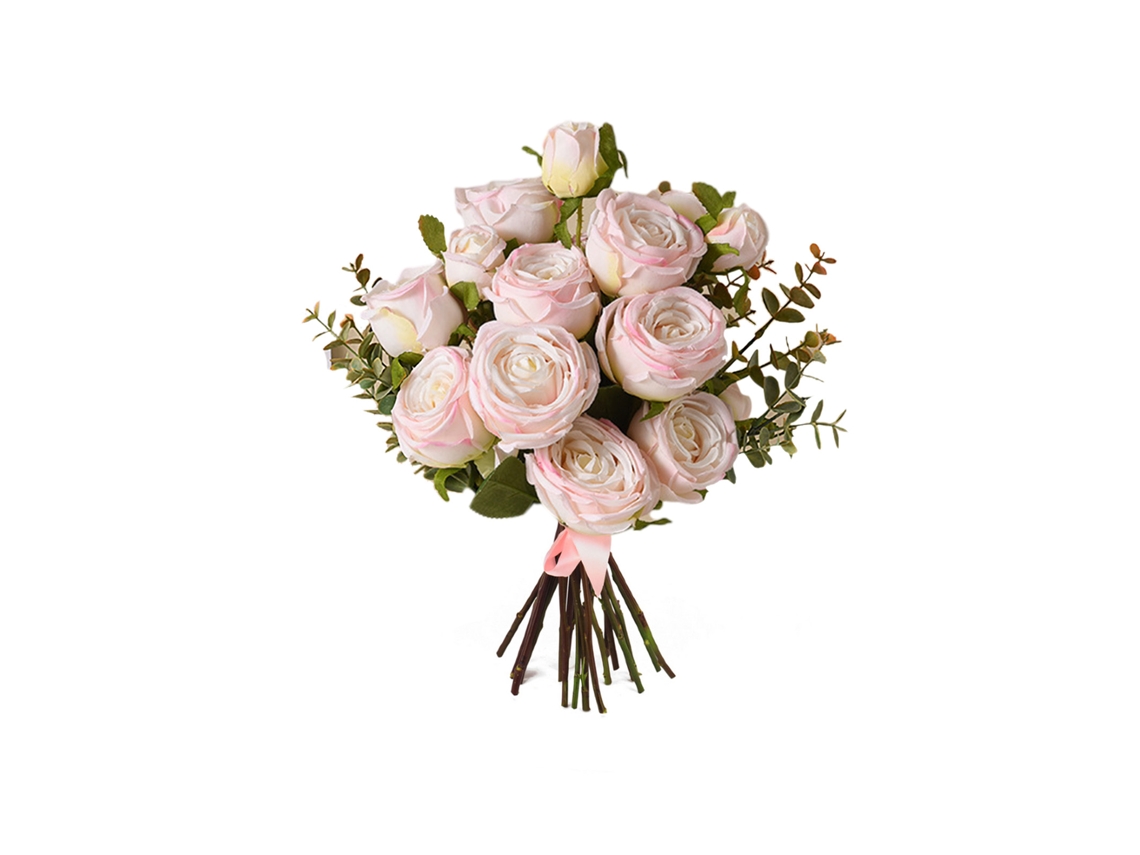Flores De Rose Artificiais Europeias Para Decoração De Sala E Presentes