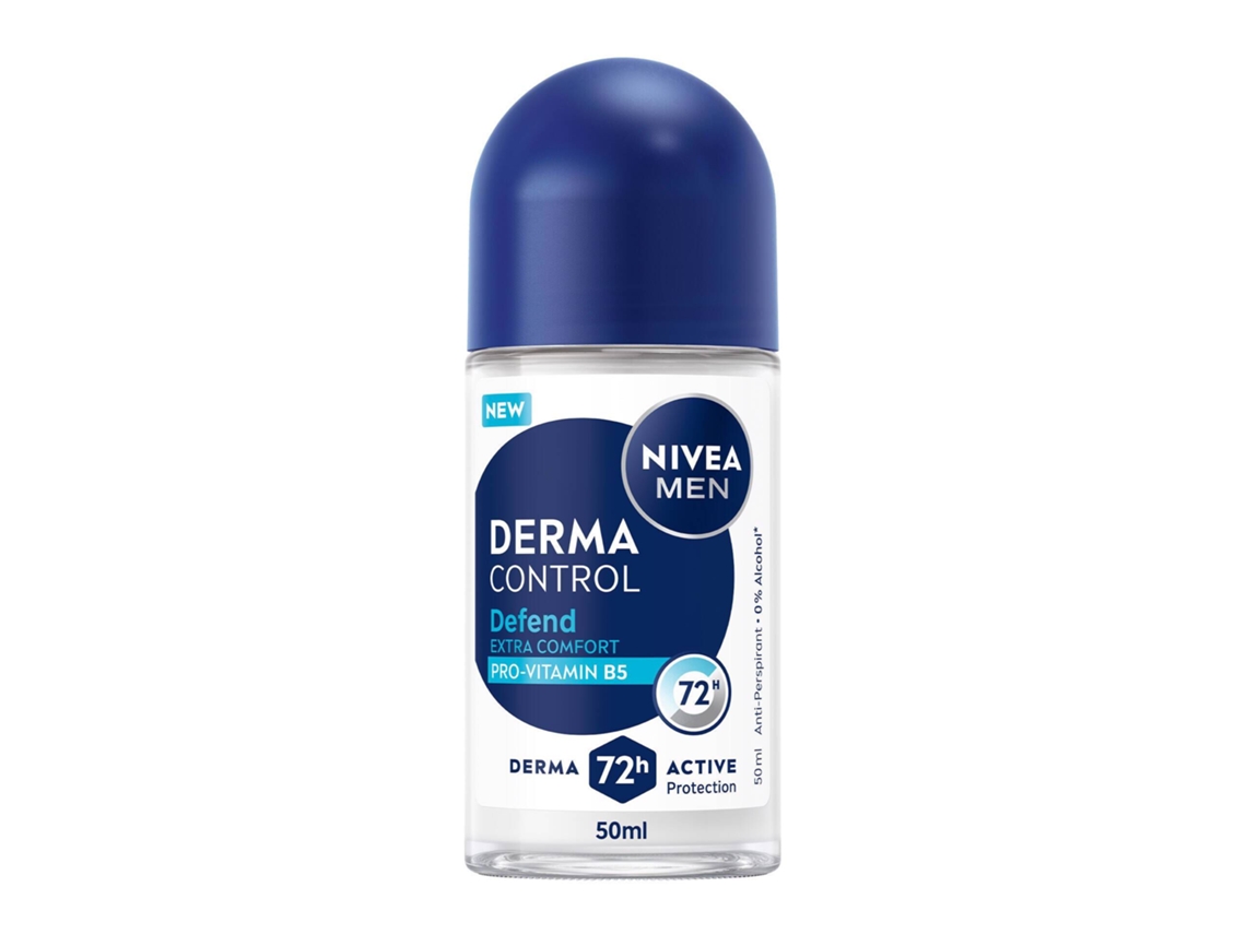 Desodorizante Roll On Derma Control Defend 72h Nivea