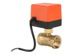 Válvula De Esferas Elétrica De Cobre Laxiscreed De Duas Vias Com Controlo De Um Ponto E Três Fios