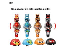 (estilo 2) Relógio Giratório, Brinquedo Educativo Interativo Para Crianças, Carro De Batalha Com Rebobinagem Automática
