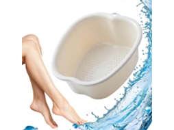 Banheira Para Imersão Dos Pés, Massageador Os Spa Pés Em Casa Alívio Do Estresse, Relaxamento E C Onforto (branco)