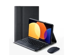 Capa Teclado Panoona Para Redmi Pad Se De 11 Polegadas ,com Teclado Touchscreen E Rato Bluetooth Preto
