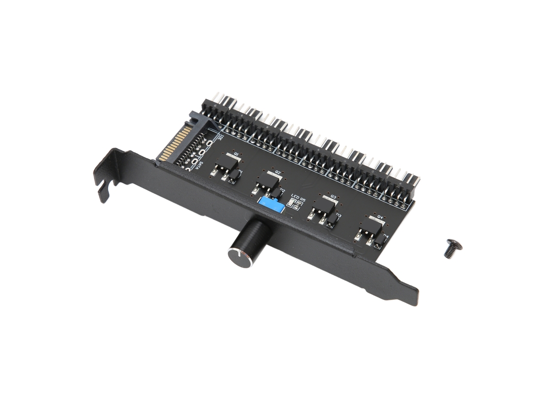 Fan Hub 12v 3 Pinos 4 Pinos 1 Botão 8 Canais De Ventoinha Estável E Precisa Other