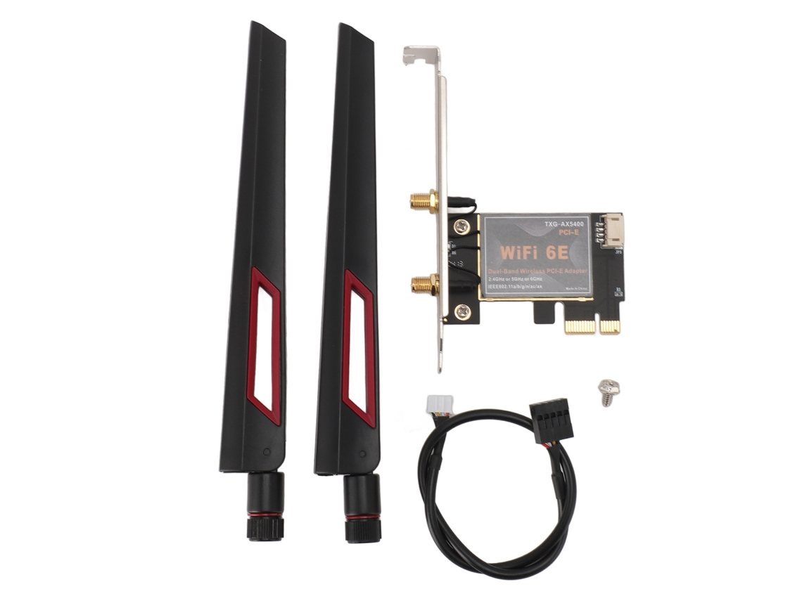 Placa De Wifi 6e Pcie Qcnfa765 6000mbps 3 Bandas Adaptador Bluetooth 5.2 Para Win 10 11