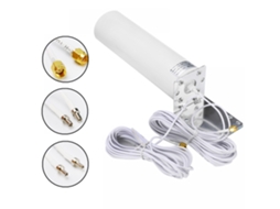 Antena 4g Lte Sma Externa 3g Para Ambientes Externos, 10, 12 Dbi Com Conector Sma Duplo Para 3g