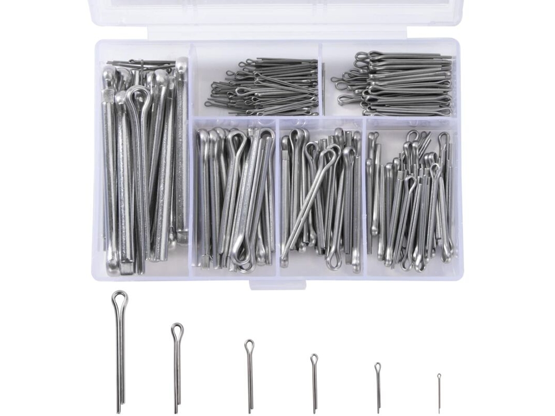 Pinos De Aço Inoxidável Para Tesoura, Modelo M1, M2, M2.5, M3, M4 E M5, Kit Com 230 Peças E Caixa De Armazenamento