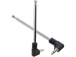 Antena Telescópica Fm Com Conector De 3,5 Mm Aquaforge (2 Unidades)