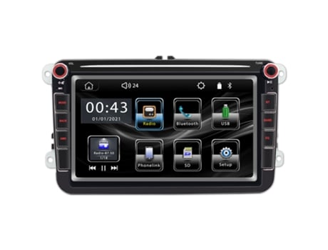 Auto Rádio Zruxe 9083 Wireless Carplay/android Auto, Octa Core, 9 Hd