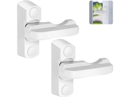 Conjunto Com 2 Travas Para Janelas, Adequadas Para Janelas De Pvc