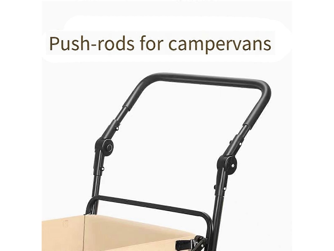 Carrinho Dobrável Com Alça Extensível, Leve E Prático. Acessórios Para Carrinho De Transporte.