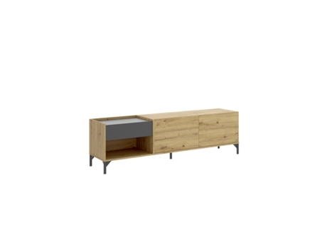 Móvel de TV DEKIT Lund (Branco - Melamina - 44 x 164 x 40 cm)