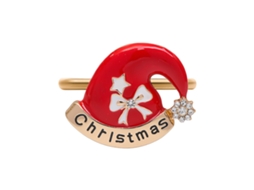 Aro De Guardanapo Natal Com Floco De Neve Design Natalino
