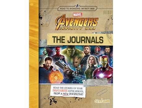Livro avengers infinity war - the journals de centum books ltd (inglês)