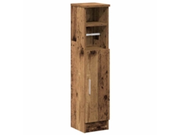 Móvel P/ Casa Banho C/ Suporte Rolos Madeira Velha MAISON EXCLUSIVE 20,5x22x90 cm