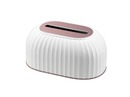 Caixa de papel higiênico plástico com listras para armazenamento automático de guardanapos em sala em S/MARCA