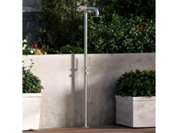 Chuveiro de Piscina SINED Doccia Pula Inox (Aço Inoxidável - 230x25x54,5 cm - Cinzento)