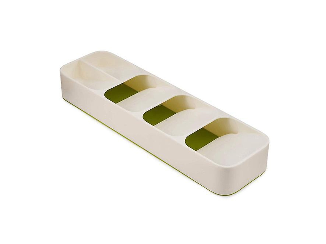 Lurelia Caixa Para Talheres, Antiderrapante, 5 Compartimentos, Para Gaveta De Cozinha, Altura Mínima De 8 Cm, Branco