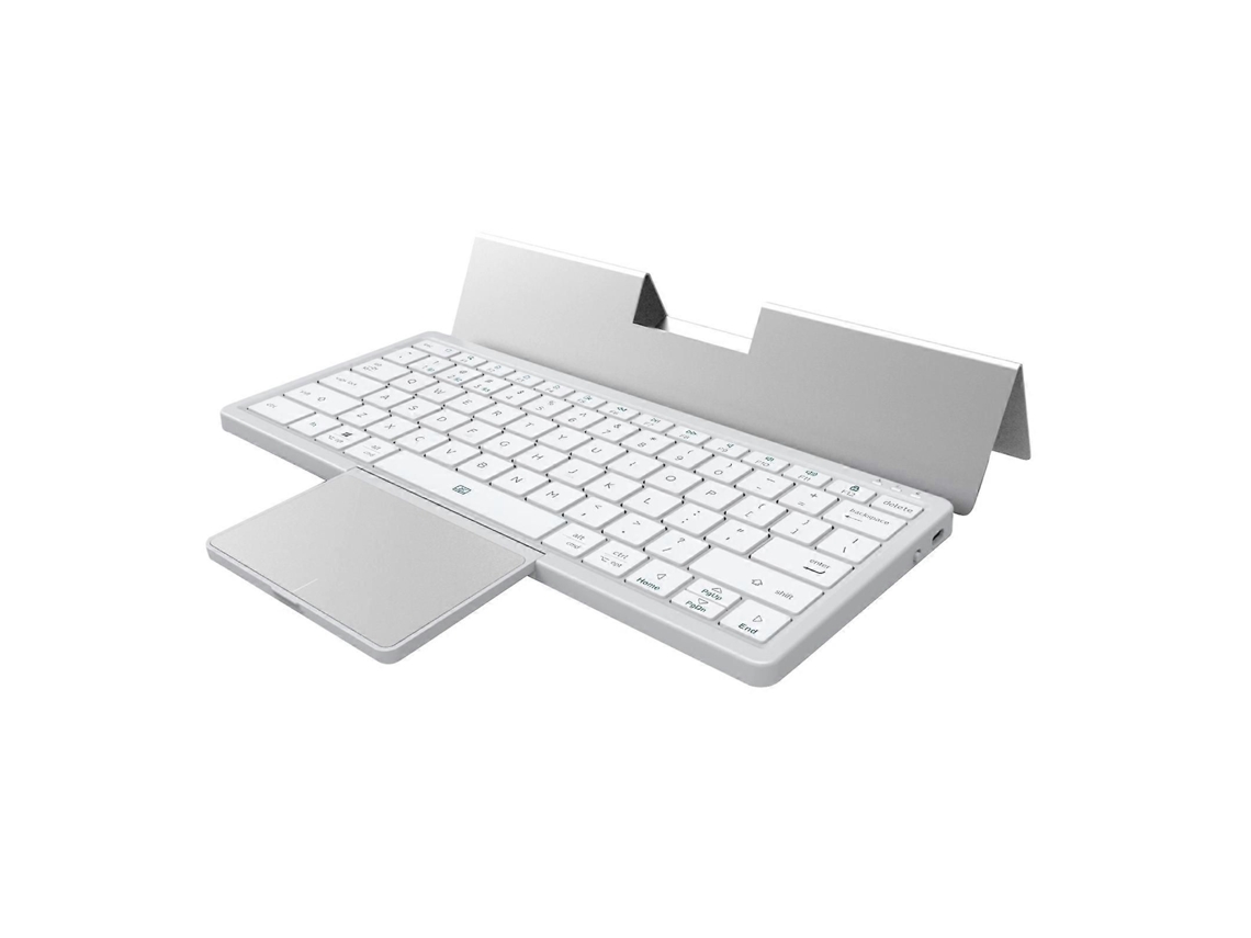 Teclado Portátil Sem Fio Bluetooth TAISHENGDA, compatível com 3 canais, com Touchpad
