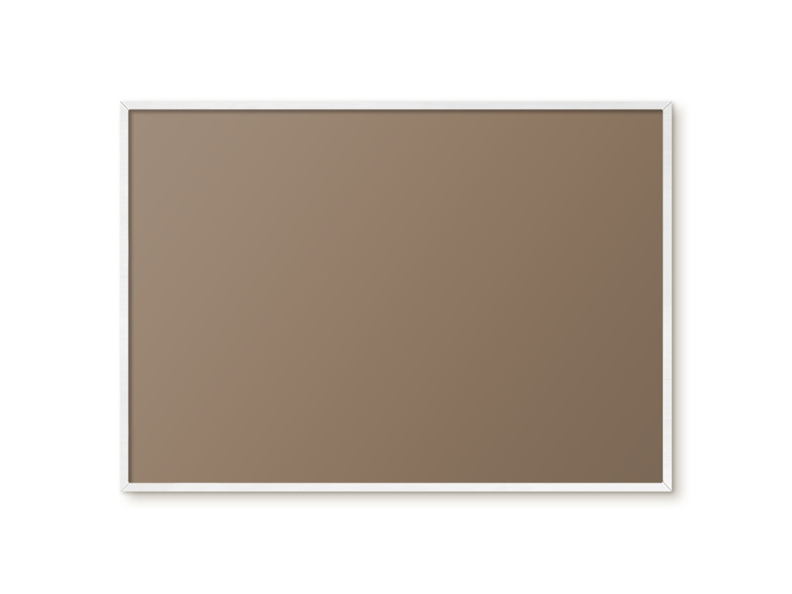 Magnetic Glass Board Brown Color For The Hall Espelharte (100x70 Cm)