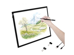 Mesa De Luz Led A3 Ultrafina Com Usb E Intensidade Ajustável Tekmaquinas
