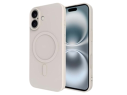 Just In Case Capa Para Iphone 17 Magsafe Em Tpu Macio Série Kickcase Bege