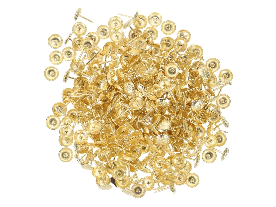 300 Peças De Tachinhas Vintage Ferro Para Estofamento