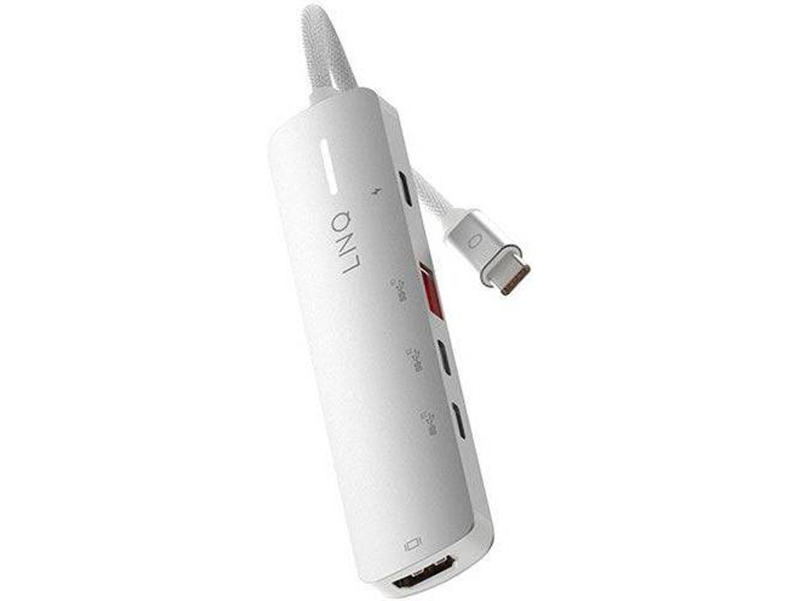 Adaptador Hub LINQ - LQ49051 (5 em 1 - Usb-C - Branco)