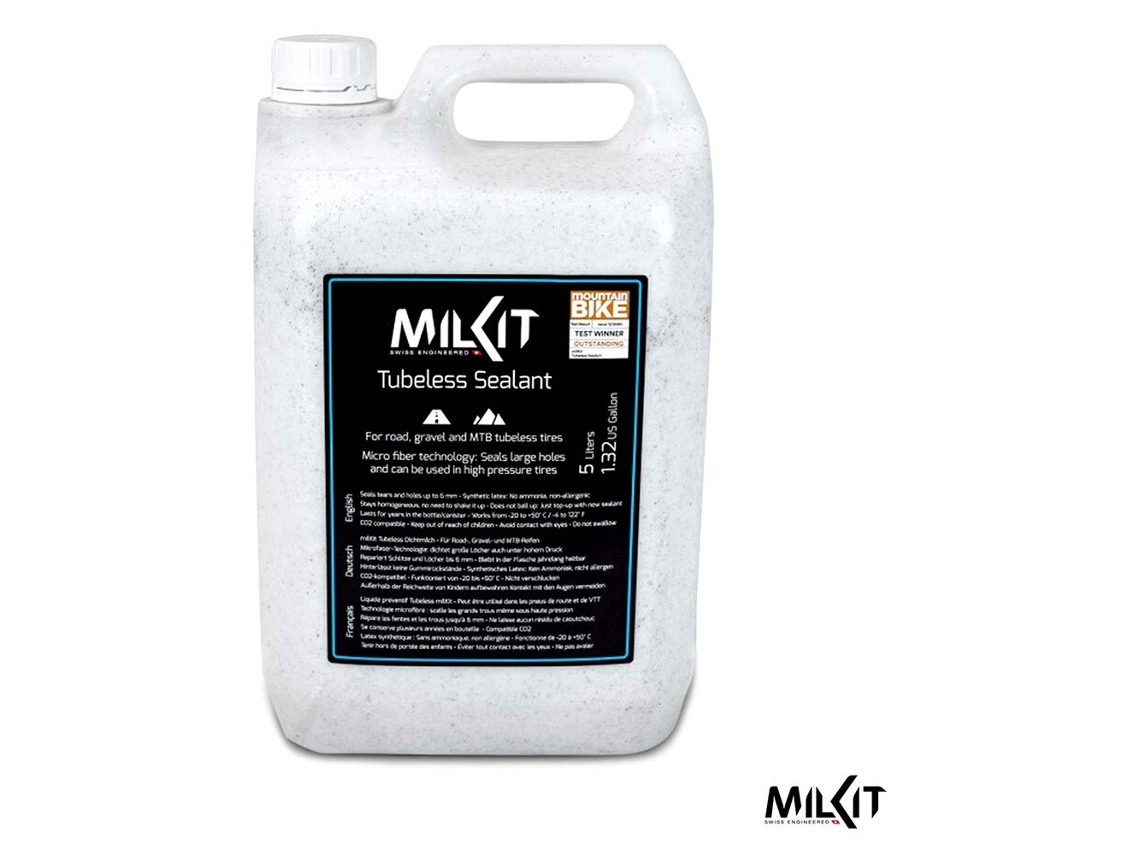 Selante Tubeless Estrada/Cascalho 5L Transparentemilkit