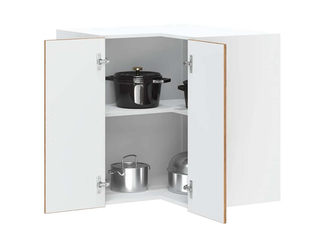 Vidaxl Armário Canto Parede Cozinha Lucca Madeira Madeira Velha