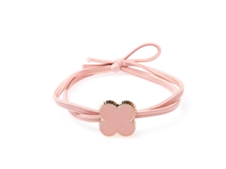 2026 elastic Hair Tie para Mulher e Menina, Cinta de Cabelo Bonita, Corda de Cabelo Linda, Porta colas Estilizado para Data, Festa, Férias Rosa