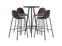 Bar Set, Bar Sets Vidaxl Cinzeto Tecido