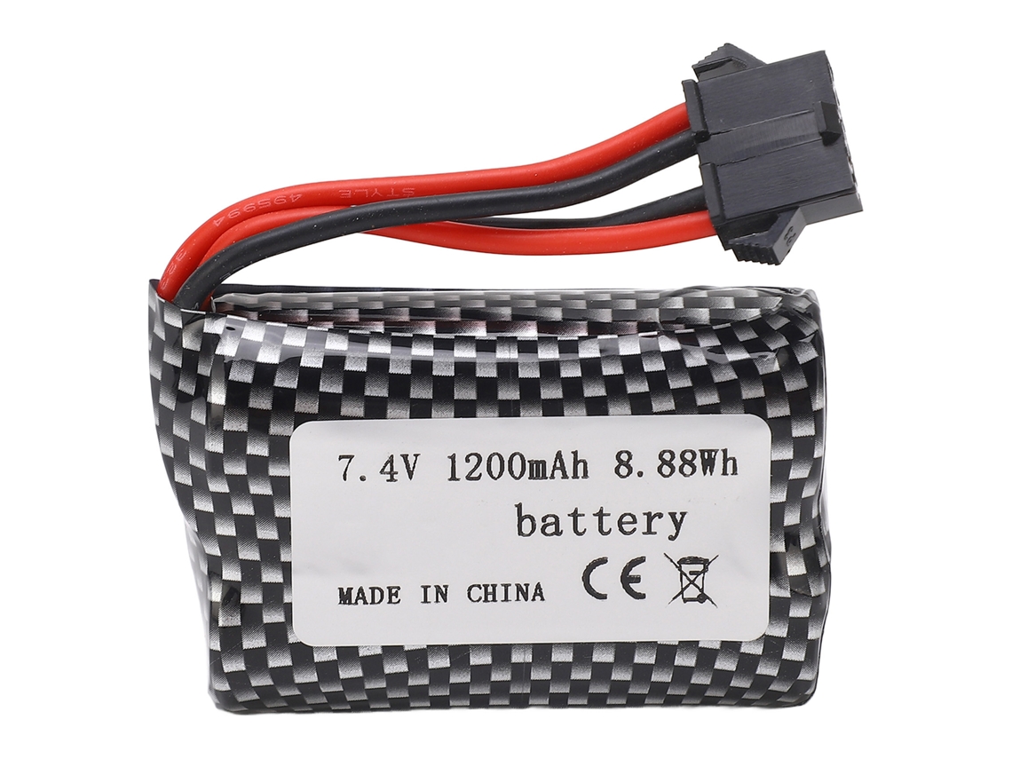 Mali bateria de Lítio Rc 7.4v 1200mah com Plug Sm 5p para Carros de Controle Remoto Crawler