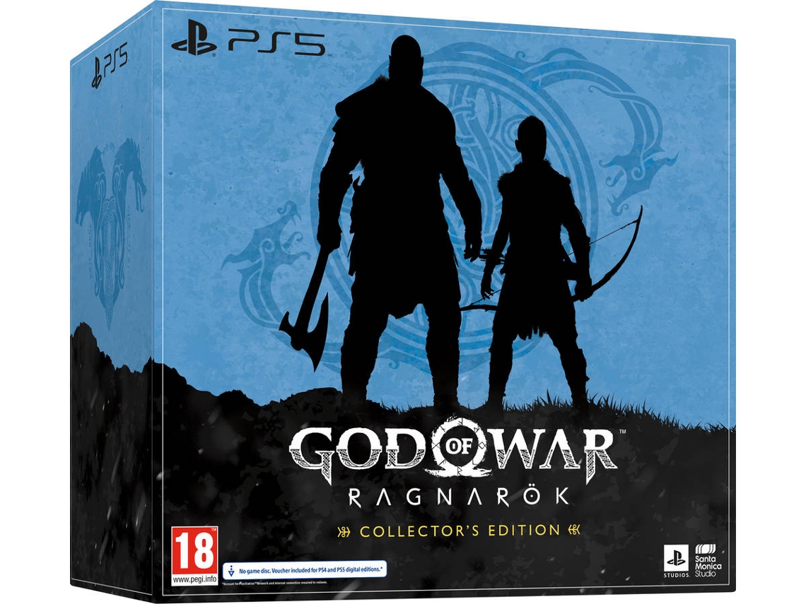 Jogo PS5 God of War Ragnarök (Código de Descarga na Caixa - Collector's  Edition)