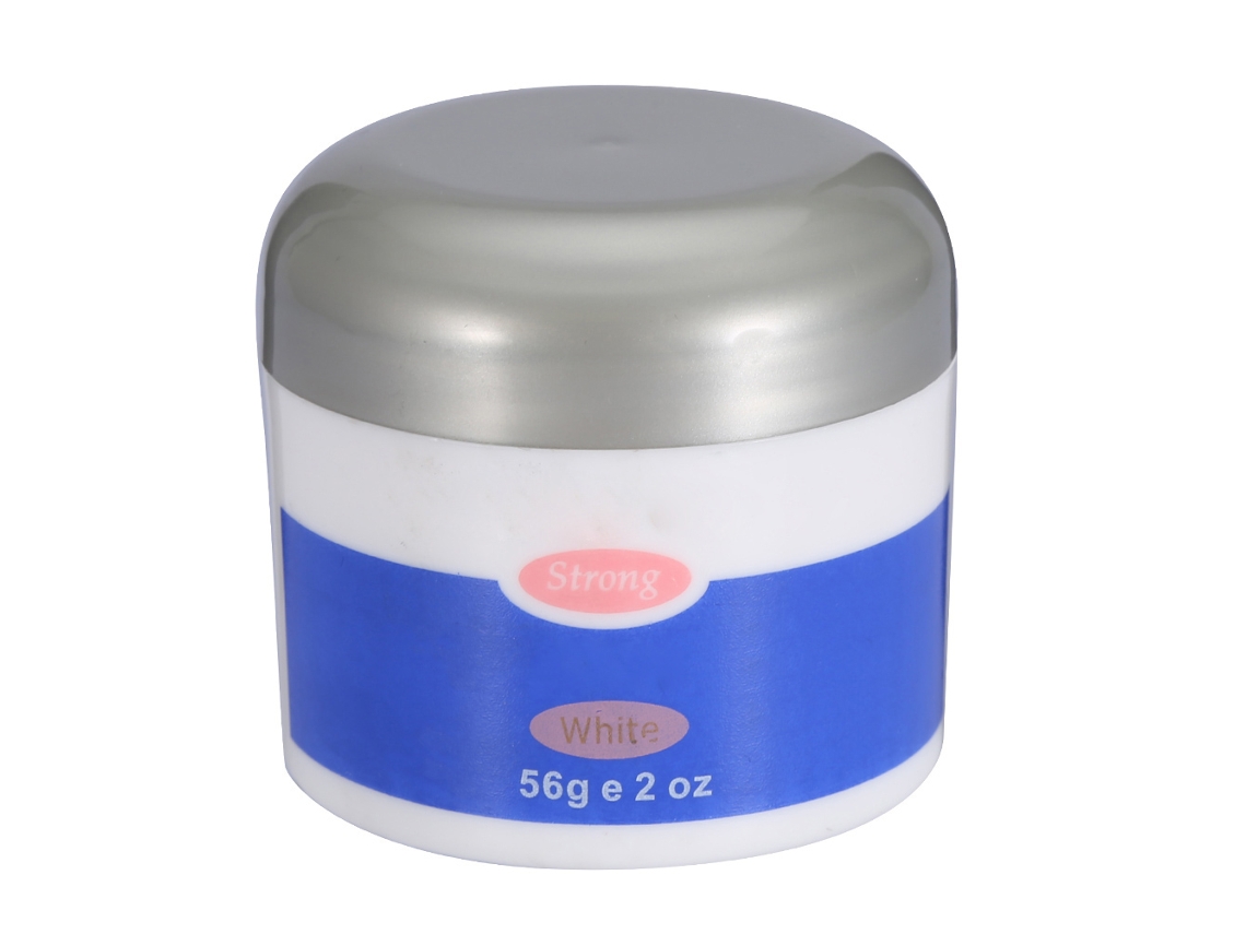 56g Cola Profesional Para Extensões De Unhas Gel Uv Construtor Removível Manicure (branco)