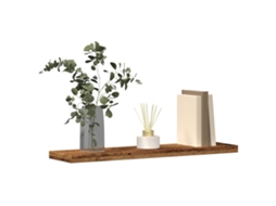 Vidaxl Prateleiras De Parede 4 Pcs Derivados De Madeira Madeira Velha