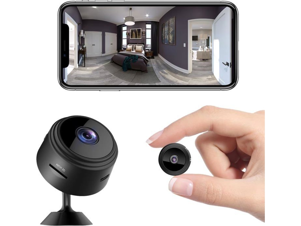 Mini câmera espiã não especificada 1080P Wifi detecção de movimento lâmpada de perfume preta