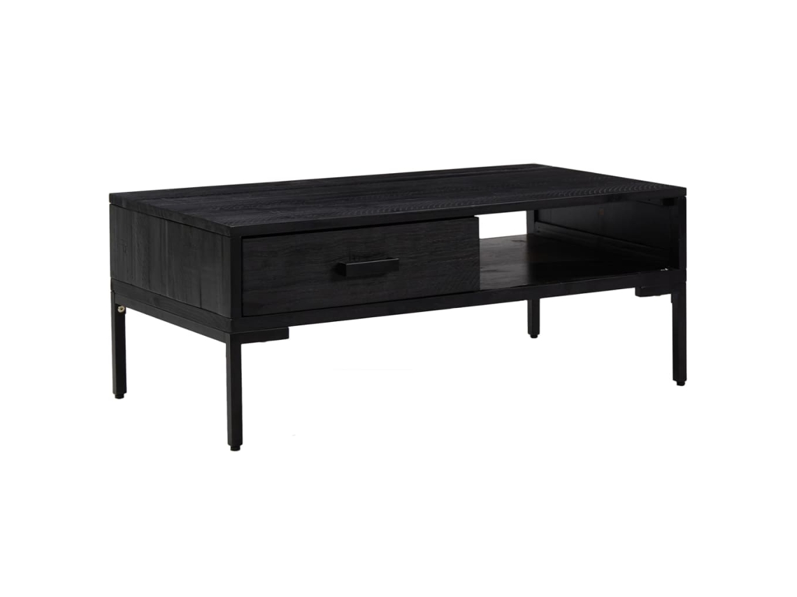 Coffee Table, Coffee Tables Vidaxl Preto Madeira De Pinho (n/a)