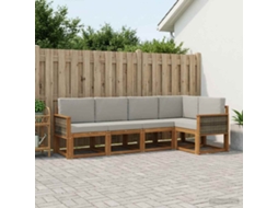 Vidaxl Conjunto De Sofás Para Exterior 5 Unid. Poliéster