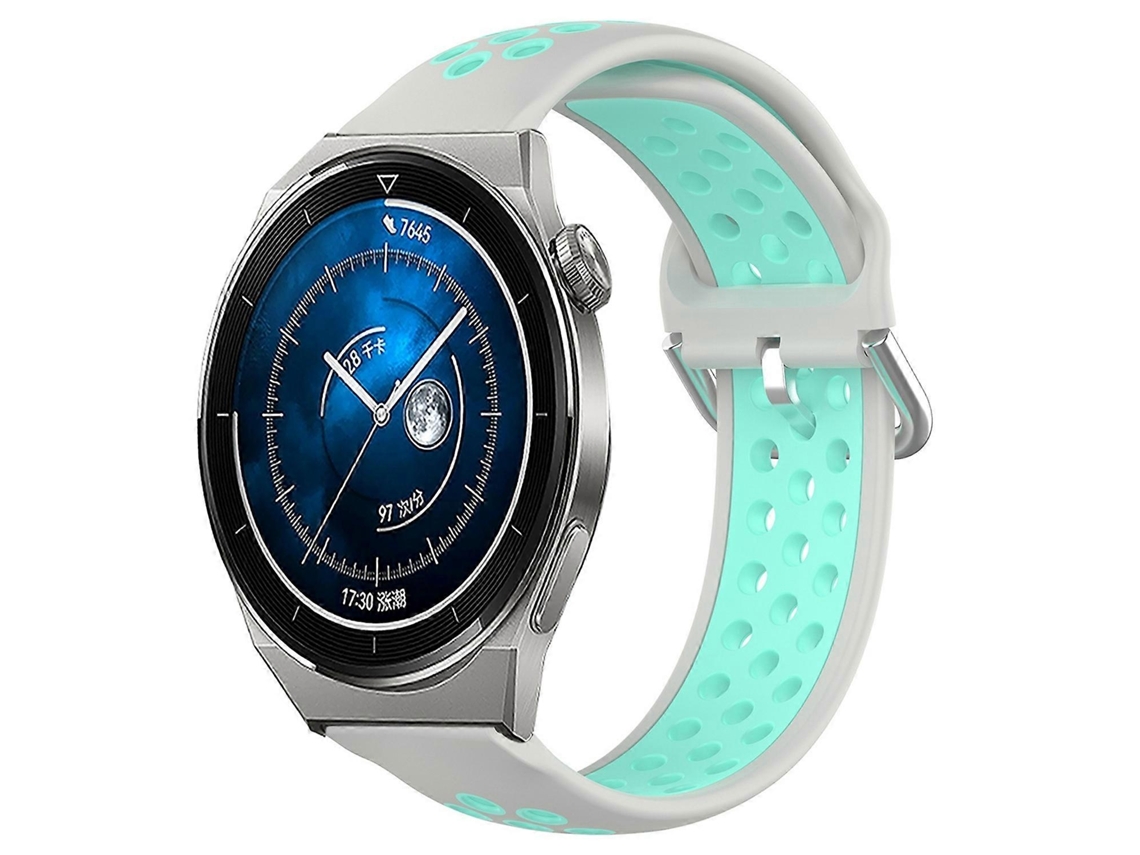 Pulseira De Silicone Esportiva Perfurada E Respirável Para Huawei Watch Gt3 Pro 46mm 22mm
