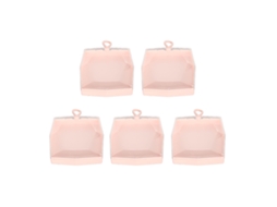 Conjunto De Caixas De Armazenamento Para Puffs De Maquiagem Portáteis E Joias