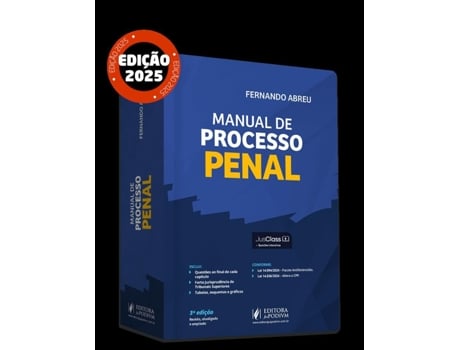 Livro Manual De Processo Penal - De Fernando Abreu (português Do Brasil)