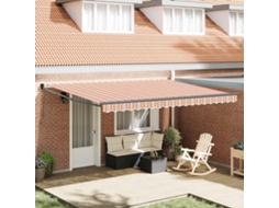 Vidaxl Toldo Retrátil Multicolor 450 × 300 Cm