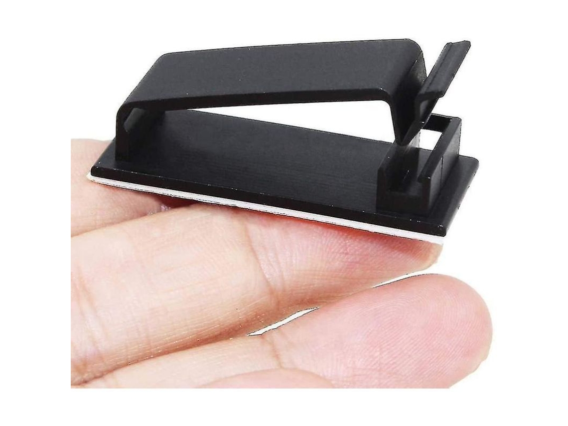 2026 50pcs Organizador de Cabos, Clips para Cabos Usb e Elétricos, Gerenciamento de Fios, Preto Ozf