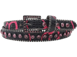 Cinto De Cintura Para Jeans, Cinto Casual Punk Com Fivela, Acessório Moderno Para Dança De Rua, Cintos Com Strass Para
