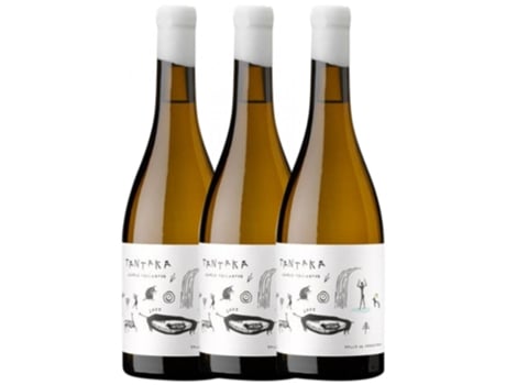 Juanjo Tellaetxe Tantaka Hondarribi Zuri Arabako Txakolina 75 cl (Caixa de 3 unidades)